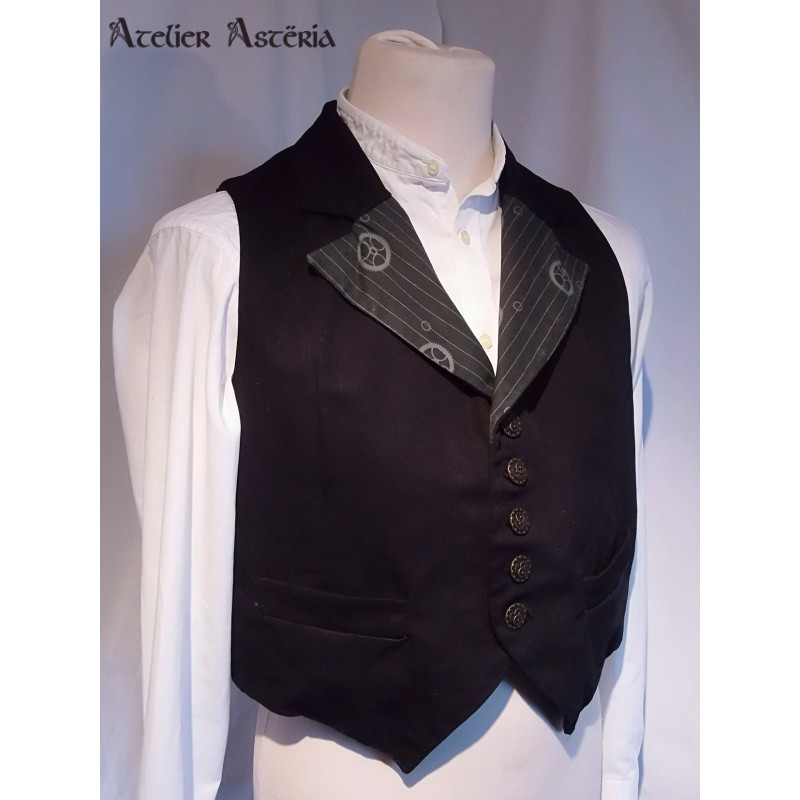 gilet homme steampunk